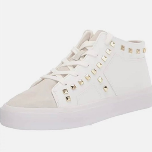 Jessica Simpson Shoes - Jessica Simpson studded white high tops🤍 NEVER WORN (actual pictures included)